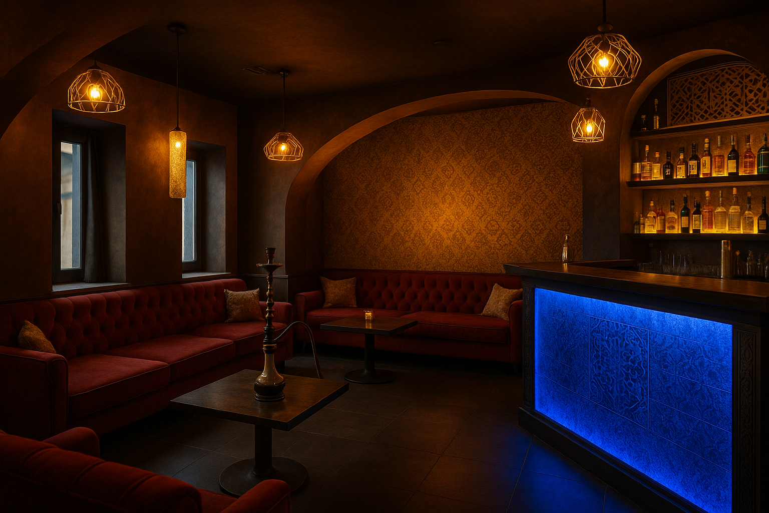 Rababa Shisha-Bar Atmosphäre